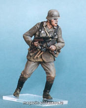 Сборная миниатюра из смолы Т 35022 Германский пехотинец №2, Сталинград 1942. Одна фигура. 1/35 Tank - фото