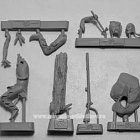 Сборная миниатюра из смолы Ирокез, 1750-60, 54 мм, Chronos miniatures