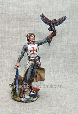 Рыцарь с птицей, 90 мм, Студия Большой полк - фото