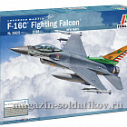 Сборная модель из пластика ИТ Самолет F-16C FIGHTING FALCON (1/48) Italeri