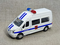 Ford Transit Полиция, Технопарк 1/43 (Q540-0096) (Q540-0096)