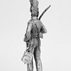 Миниатюра из олова 538 РТ Рядовой королевского Лейб-гвардии конного полка, 1807 г, 54 мм, Ратник