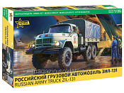 Сборная модель из пластика Российский грузовой автомобиль ЗиЛ-131 (1/35) Звезда - фото