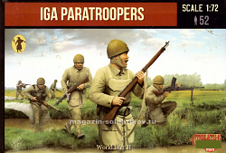 Солдатики из пластика Японская императорская армия. Десантники WWII (1/72) Strelets (М120) (М120)