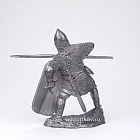 Миниатюра из олова Русский дружинник, XIV в. 54 мм, Солдатики Публия