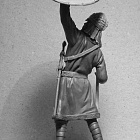 Сборная миниатюра из смолы Скандинавский вождь Вендельского периода, 75 мм, Altores studio,