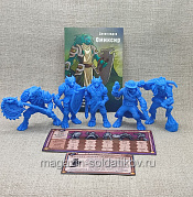 Фигурка из смолы Отряд «Омиксир» (синий цвет) - фото