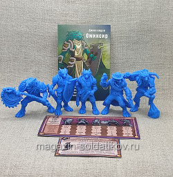 Фигурка из смолы Отряд «Омиксир» (синий цвет) (GK-003) (GK-003)