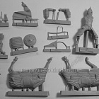 Сборная миниатюра из смолы Золотоордынский знатный воин, конец 14 - начало 15 века, 54 мм, Chronos miniatures (CHM-54357) (CHM-54357)