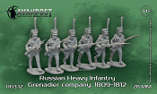 00312 Русская тяжёлая пехота: гренадерская рота, 28 мм, Аванпост