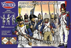 Сборные фигуры из пластика Французская пехота 1807-12 BOX Victrix (WG-VX-0005) (WG-VX-0005)