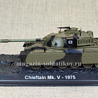 Масштабная модель в сборе и окраске Танк Chieftain Mk.5-1975, 1:72, Боевые машины мира