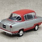 НАМИ-050 «Белка» 1955 г. серебристый с красным, Автолегенды СССР №115 (АС115) (АС115)