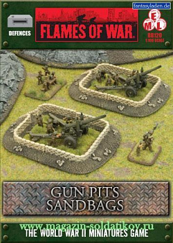 Gun Pits - Sandbags Flames of War