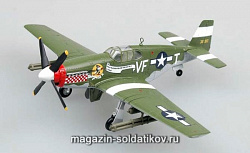 Масштабная модель в сборе и окраске Самолёт P-51D 336FS 1:72 Easy Model