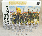 Фигурки из металла Русская гвардейская пехота #1 (24 шт) 28 мм АРЕС - фото