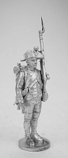 Сборная миниатюра из металла Фузилер линейной пехоты в шляпе. Франция, 1802-1806 гг, 28 мм, Аванпост - фото