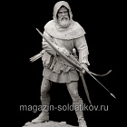 Сборная миниатюра из смолы Европейский лучник XIV-XV вв. 75 mm (1:24) Medieval Forge Miniatures (C-75-134) (C-75-134)