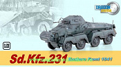 Масштабная модель в сборе и окраске Д Бронемашина Sd.Kfz.231 Eastern Front 1941 (1/72) Dragon - фото