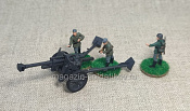 Немецкая гаубица 1/72 (3 фиг.) - фото