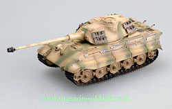 Масштабная модель в сборе и окраске Танк «Тигр» II (башня Порше) 1:72 Easy Model