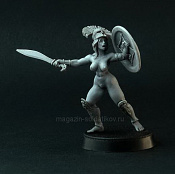 - Female Greek Hoplite Officer, 28 mm, Brother Vinni`s - фото