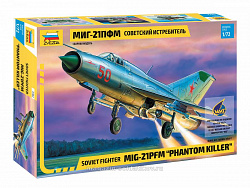 Сборная модель из пластика Самолет «МиГ-21ПФМ» (1/72) Звезда