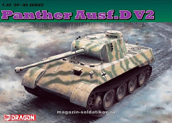 Сборная модель из пластика Д Танк PANTHER Ausf.D V2 (1:35) Dragon (6822) (6822)
