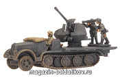 Сборная модель из пластика SdKfz 7/2 (3.7cm) (15мм) Flames of War - фото