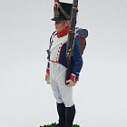 Фузилер 61-го линейного полка. Франция, 1812-1814 гг., 54 мм, Soldanir (QF0454) (QF0454)