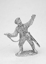 Сборная фигура из металла Русский офицер, Первая мировая война 28 мм STP-miniatures - фото