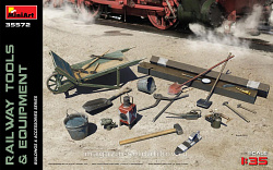 Сборная модель из пластика Железнодорожные инструменты и оборудование, MiniArt (1/35)