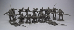 Солдатики из пластика Confederates (gray), 1:32 ClassicToySoldiers