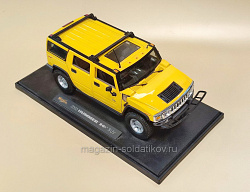 Hummer H2 желтый, 1:18, Maisto (Q307-119) (Q307-119)