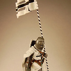 Сборная миниатюра из металла Комтур тевтонского ордена 1242 г, 1:30, Оловянный парад