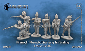 01511 Французская революционная пехота: фузилеры, 28 мм, Аванпост