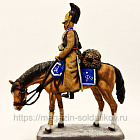 Миниатюра из олова Рядовой кирасирского полка 1812-14 гг, 54 мм, Студия Большой полк (БП0643.12.02.54) (БП0643.12.02.54)