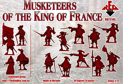 Солдатики из пластика Musketeers of the King of France (1/72) Red Box