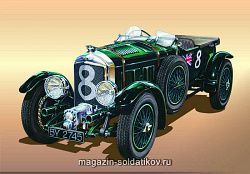 Сборная модель из пластика Автомобиль Bentley, 1:24 Моделист