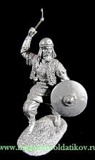 Миниатюра из металла Славянский воин 7-9 вв., 54 мм, Магазин Солдатики - фото