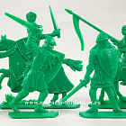 Барон Хлодомир и его люди 54 мм ( 4+2 шт, зеленый цвет), Воины и битвы