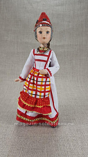 Кукла в чувашском девичьем костюме №27 - фото