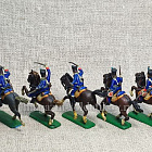 Солдатики из пластика в росписи Французские гусары 1805-15 - набор 7 шт., Italeri (Q566-018) (Q566-018)