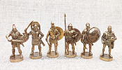 Фигурки из бронзы Спарта (набор 6 шт) 40 мм, Unica - фото