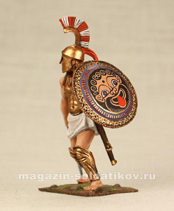 Миниатюра в росписи Греческий гоплит, 1:32 (МС0278.03.01.54) (МС0278.03.01.54)