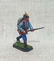 Миниатюра из олова Кайзеровский пехотинец 1914-15 гг, 54 мм, Студия Большой полк - фото