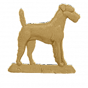 Солдатики из пластика Собака Фокстерьер, бежевый, Воины и битвы - фото