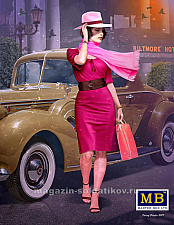 Сборная фигура из пластика MB 24067 Опасные изгибы. Франсуаза (1/24) Master Box - фото