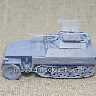 Колесно-гусеничный бронетранспортер Sd.Kfz.250 с зениткой 1/56 3Д Корнукопия (552-028) (552-028)