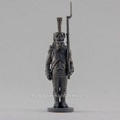 Сборная миниатюра из смолы Шассер легкой пехоты, стоящий, Франция, 28 мм, Аванпост - фото